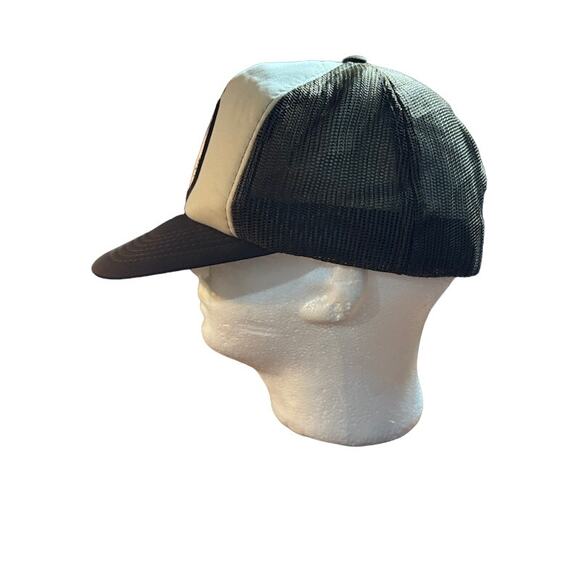 Vintage VTG snapback hat Benson trucking dad cap black and gray truck patch - Picture 2 of 5